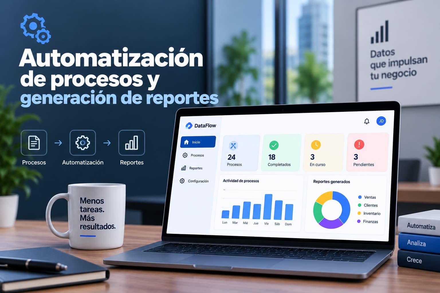 Automatización de procesos y generación de reportes