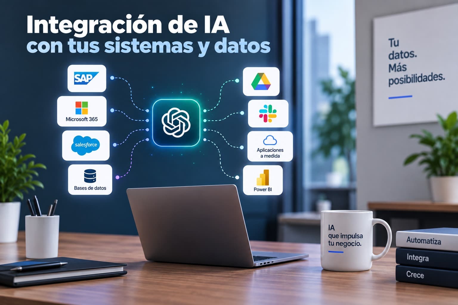 Integración de IA con tus sistemas y datos