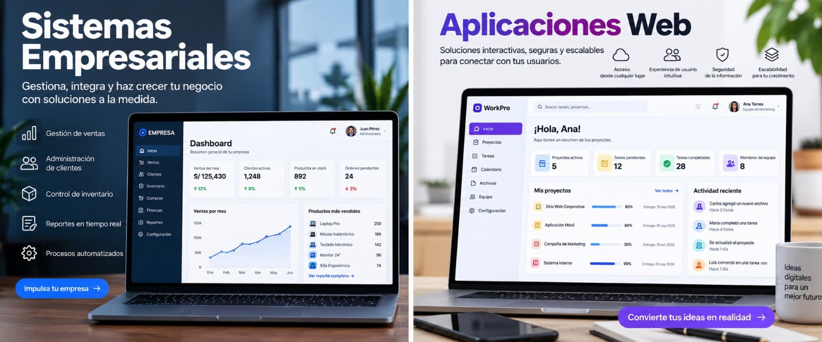 Sistemas empresariales y aplicaciones web